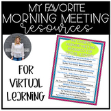 My Favorite Virtual Morning Meeting Resources FREE