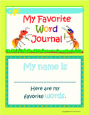 My Favorite Word Journal