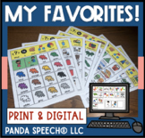 My Favorites Speech Therapy Activity (BOARDS ADDED!)