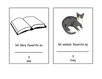 Mis libros favoritos: My Favorite Books Spanish Reading