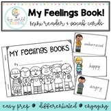 Feelings Activity  - Mini Book & Word Wall Cards