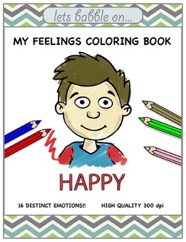 Preview of My Feelings Coloring Book
