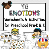 My Feelings & Emotions – Worksheets & Activities for Presc