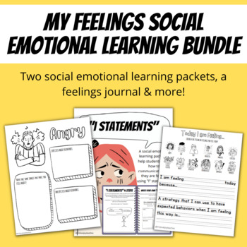 My Feelings Social Emotional Learning Bundle by Mslovejoyteaches