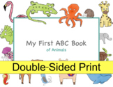 My First ABC Book of Animals (Double-Sided Print)