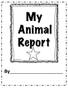 My First Animal Report by Kinder Kamp | TPT