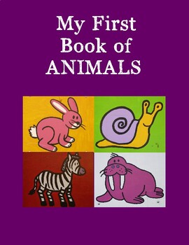Preview of My First Book of Animals – Animal book for babies and toddlers