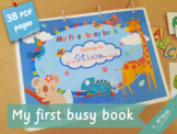 My First Busy Book Printable Preschool Activity Homeschool