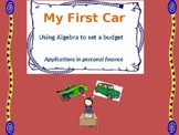 My First Car - The Algebra of Personal Finance