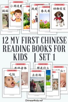 Preview of My First Chinese Reading Books – Set 1 – 1-12 book