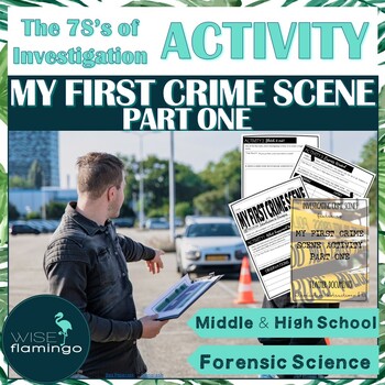 Preview of My First Crime Scene Forensics Activity Part One PRINT