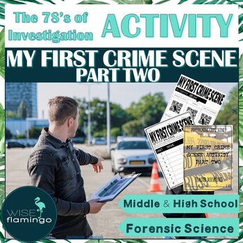 Preview of My First Crime Scene Forensics Activity Part TWO PRINT