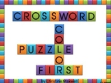 Free! My First Crossword Puzzle