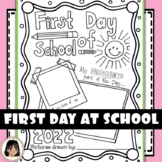 My First Day of School Poster Sheet
