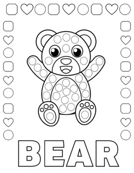 My First Dot Art Coloring Pages Dot Markers Coloring Pages For Kids