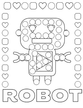 My First Dot Art Coloring Pages Dot Markers Coloring Pages For Kids