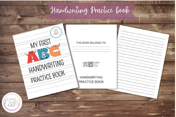 Preview of My First Handwriting Practice Book | Learn Uppercase & Lowercase Letters