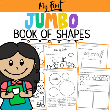 Preview of My First JUMBO Book of ABC's, Shapes, Numbers, Colors, Tracing