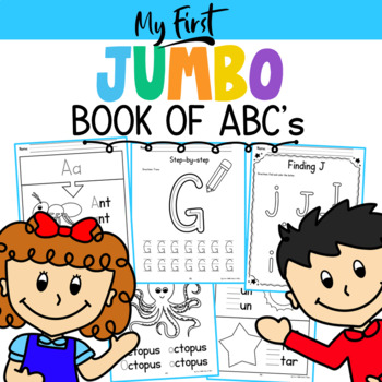 Preview of My First Jumbo Book of ABC's