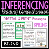 Spring Inferencing Reading Comprehension Passages & Questi