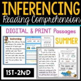 Summer Inferencing Reading Comprehension Passages & Questi