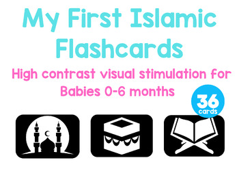 Preview of My First Muslim Flashcards for babies