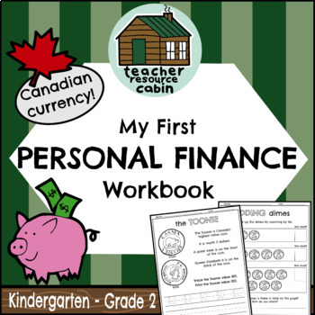 Preview of My First Personal Finance CANADIAN Money Workbook (K-Grade 2, Special Education)