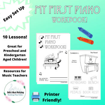 Preview of My First Piano Workbook