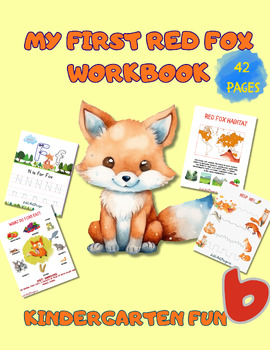 Preview of Red Fox Workbook Forest animals worksheets PreK science resources Easel game