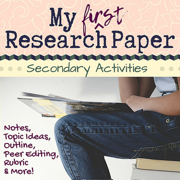 Preview of My First Research Paper, Secondary ELA and Writing Activity
