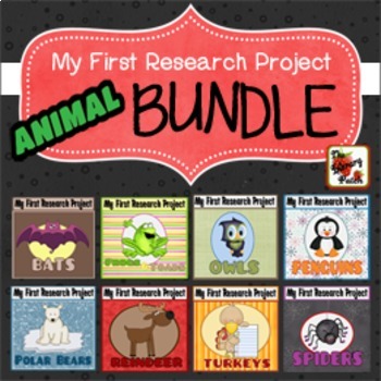 Preview of My First Animal Research Project {BUNDLE}