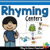 Rhyming Centers for Preschoolers