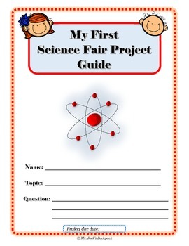 Preview of My First Science Fair Project Guide (grades 2-4) complete guide