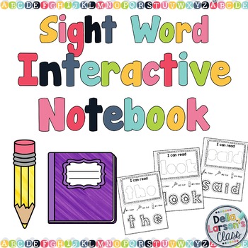 Preview of My First Sight Word Interactive Notebook
