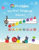 My First Songbook: Volume I (color coded kid songs)