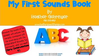 Preview of My First Sounds Book