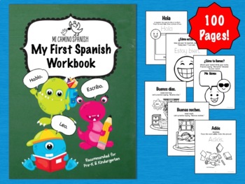 Preview of My First Spanish Workbook (100 pages!)