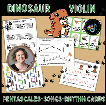 Preview of My First VIOLIN Dinosaur Bundle