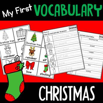Preview of My First Vocabulary - Christmas (2)