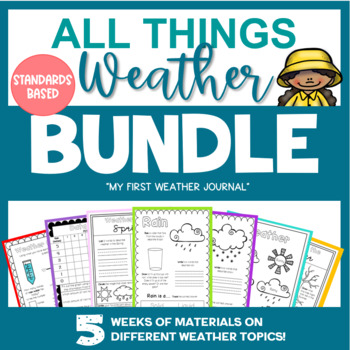 Preview of My First Weather Journal (Weather Bundle)
