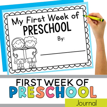 My First Week of Preschool Journal by Sarah Chesworth | TpT