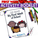 My First Week of School Memory Book - Back To School Activ