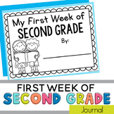 My First Week of Second Grade Journal