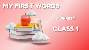 Preview of (EDITABLE) My First Words - Lesson 1: Alphabet Introduction (1/6)