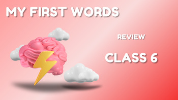 Preview of (EDITABLE ONLINE LESSON) My First Words - Lesson 6: Alphabet Review (6/6)