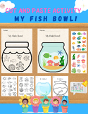 My Fish Bowl | Cut and Paste Activity | Coloring | Ocean Theme