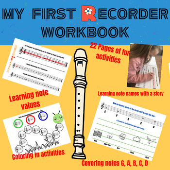 Preview of My First Recorder Workbook