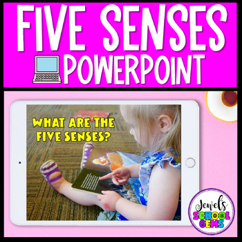 Preview of My Five Senses Activities | 5 Senses Science PowerPoint with Google Slides
