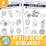 My Five Senses Activities Worksheets