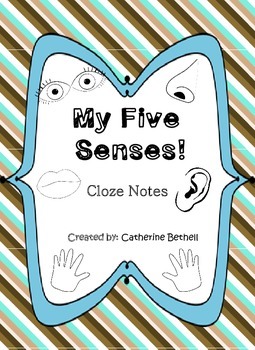 Preview of My Five Senses Book